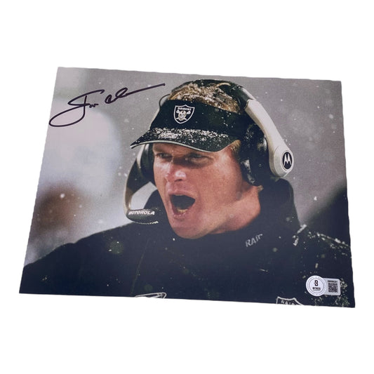 Coach Jon Gruden Signed Las Vegas Raiders 8x10 Photo