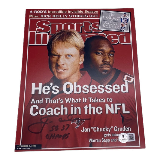 Coach Jon Gruden Signed Tampa Bay Buccaneers 8x10 Photo