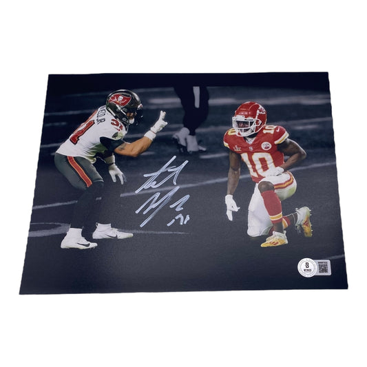Antoine Winfield Jr Deuces Signed Tampa Bay Buccaneers 8x10 Photo