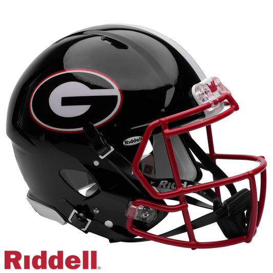Brock Bowers Signed Georgia Bulldogs Black Alternate Speed Authentic Full Size Football Helmet