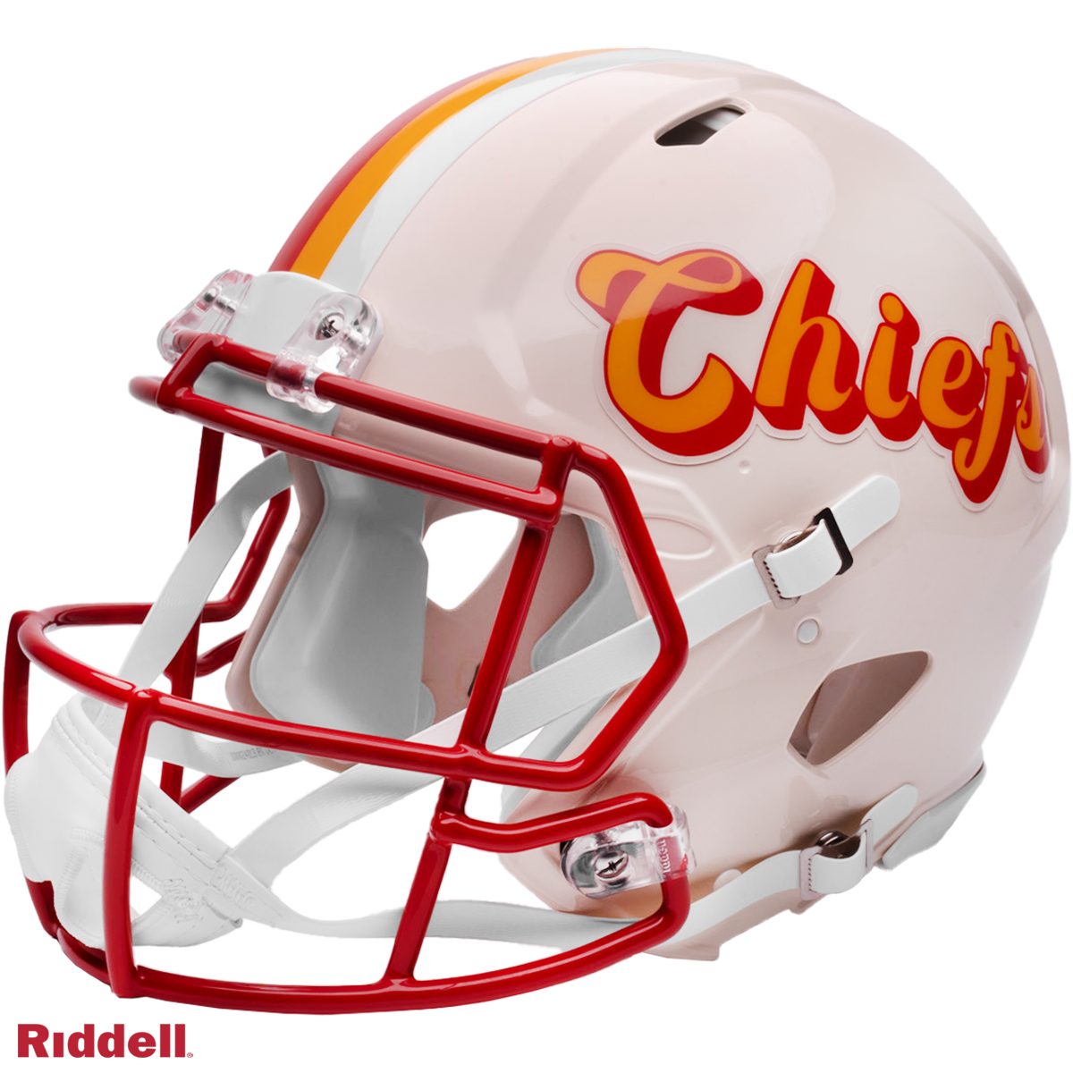Rashee Rice Signed Kansas City Chiefs Retro Alternate Speed Full Size Authentic Football Helmet