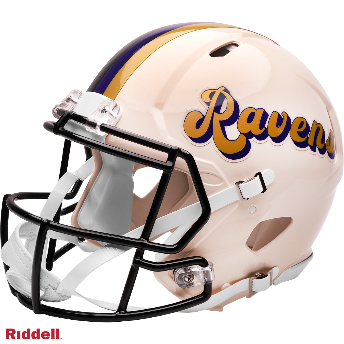 Ricky Williams Signed Baltimore Ravens Retro Alternate Speed Full Size Authentic Football Helmet