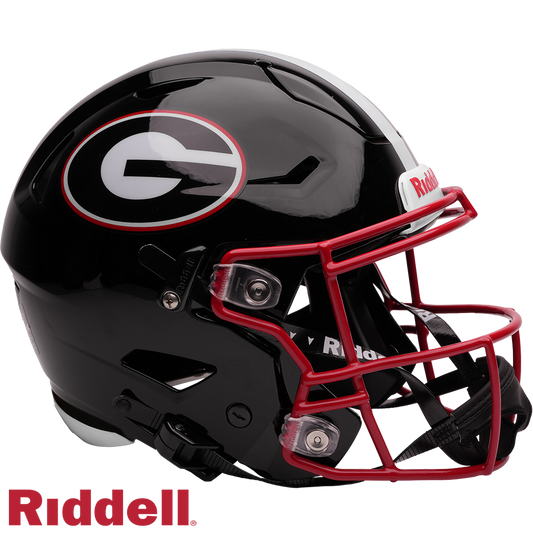 Brock Bowers Signed Georgia Bulldogs Black Alternate Speedflex Authentic Full Size Football Helmet