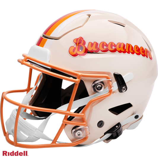 Joe Jurecvicius Signed Tampa Bay Buccaneers Retro Alternate SpeedFlex Full Size Authentic Football Helmet