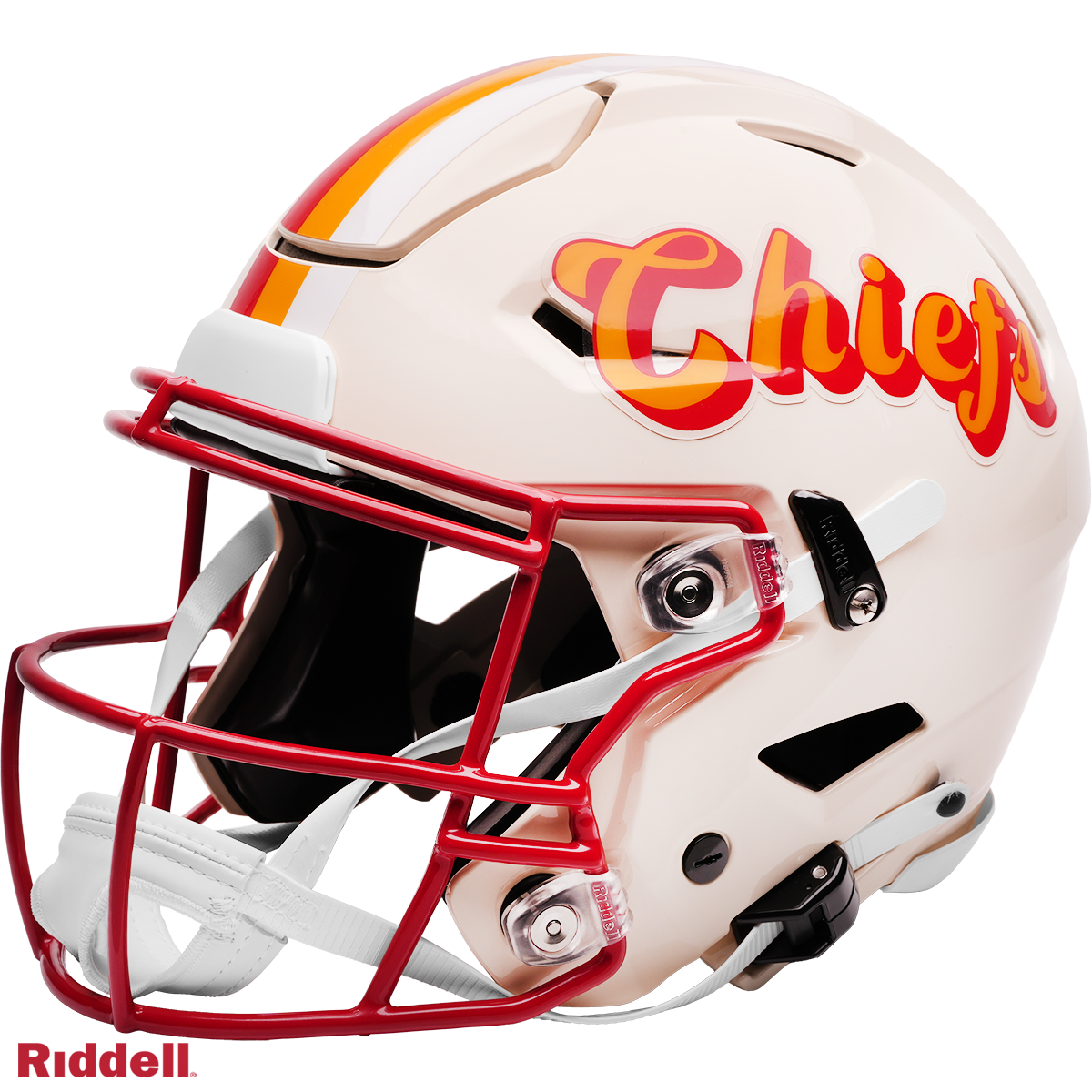 Rashee Rice Signed Kansas City Chiefs Retro Alternate Speedflex Full Size Authentic Football Helmet