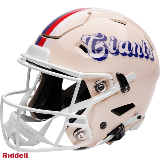 Joe Jurecvicius Signed New York Giants Retro Alternate SpeedFlex Full Size Authentic Football Helmet