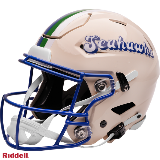 Joe Jurecvicius Signed Seattle Seahawks Retro Alternate SpeedFlex Full Size Authentic Football Helmet