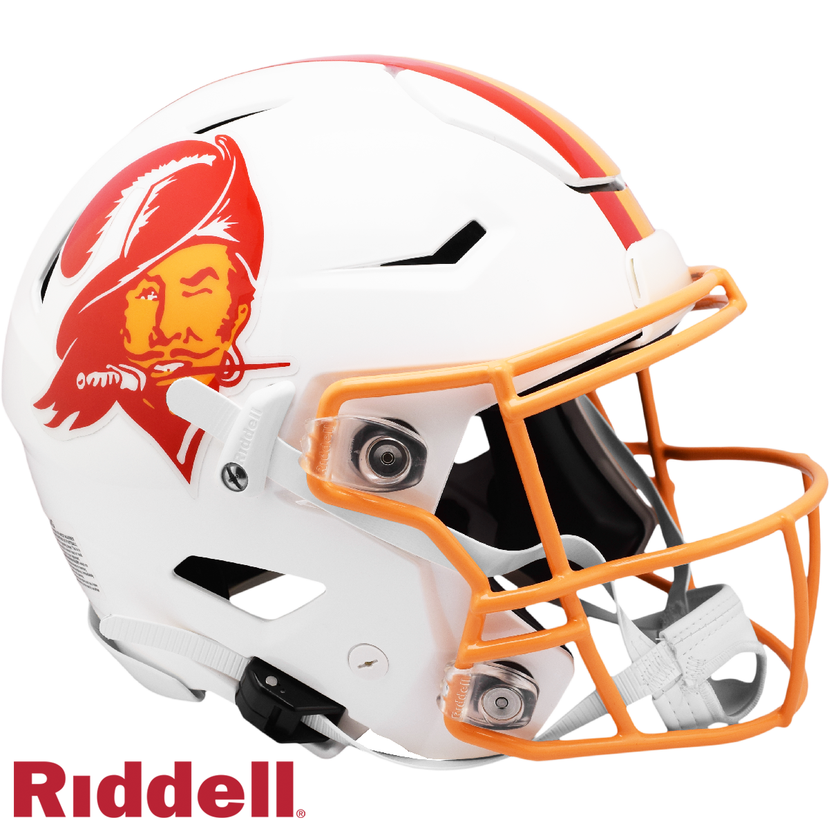 Ronde Barber Signed Tampa Bay Buccaneers Throwback SpeedFlex Full Size Authentic Football Helmet