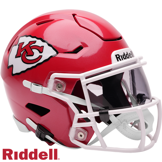 Rashee Rice Signed Kansas City Chiefs MIDI SpeedFlex Mid Size Football Helmet