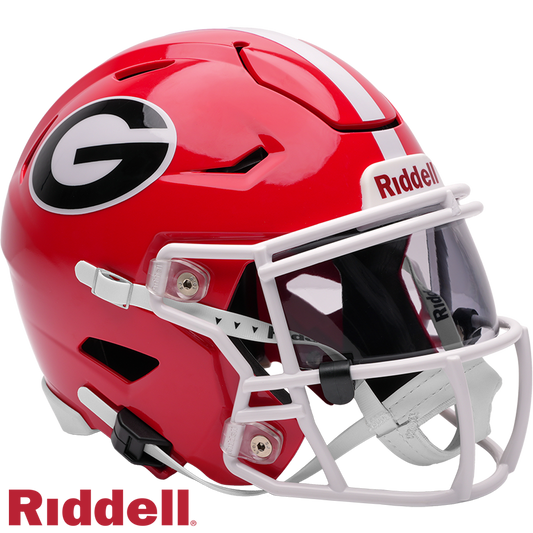 Brock Bowers Signed Georgia Bulldogs Speedflex Mid Size MIDI Football Helmet