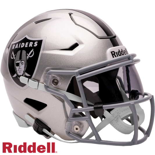 Brock Bowers Signed Las Vegas Raiders Speedflex Mid Size MIDI Football Helmet