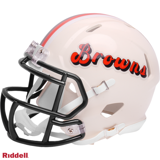 Joe Jurecvicius Signed Cleveland Browns Retro Alternate Speed Mini Football Helmet