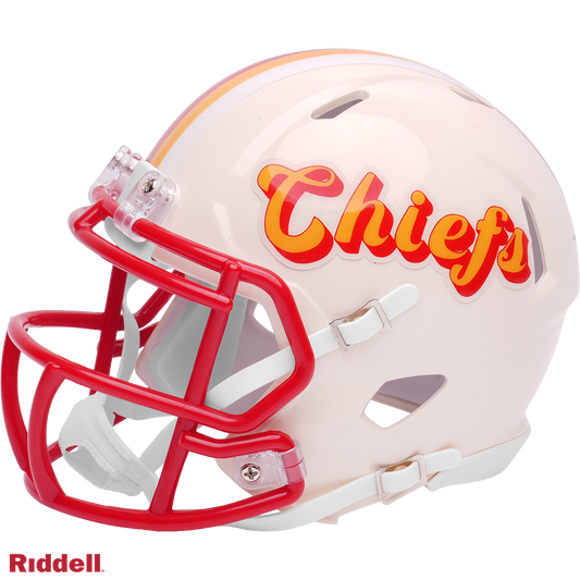 Rashee Rice Signed Kansas City Chiefs Retro Alternate Speed Mini Football Helmet