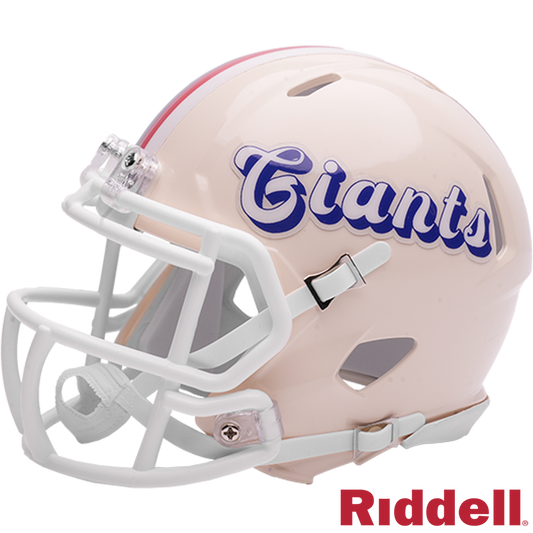 Joe Jurecvicius Signed New York Giants Retro Alternate Speed Mini Football Helmet