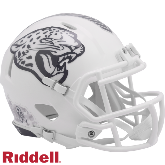 Keenan McCardell Signed Jacksonville Jaguars 2024 Salute to Service Alternate Speed Mini Football Helmet