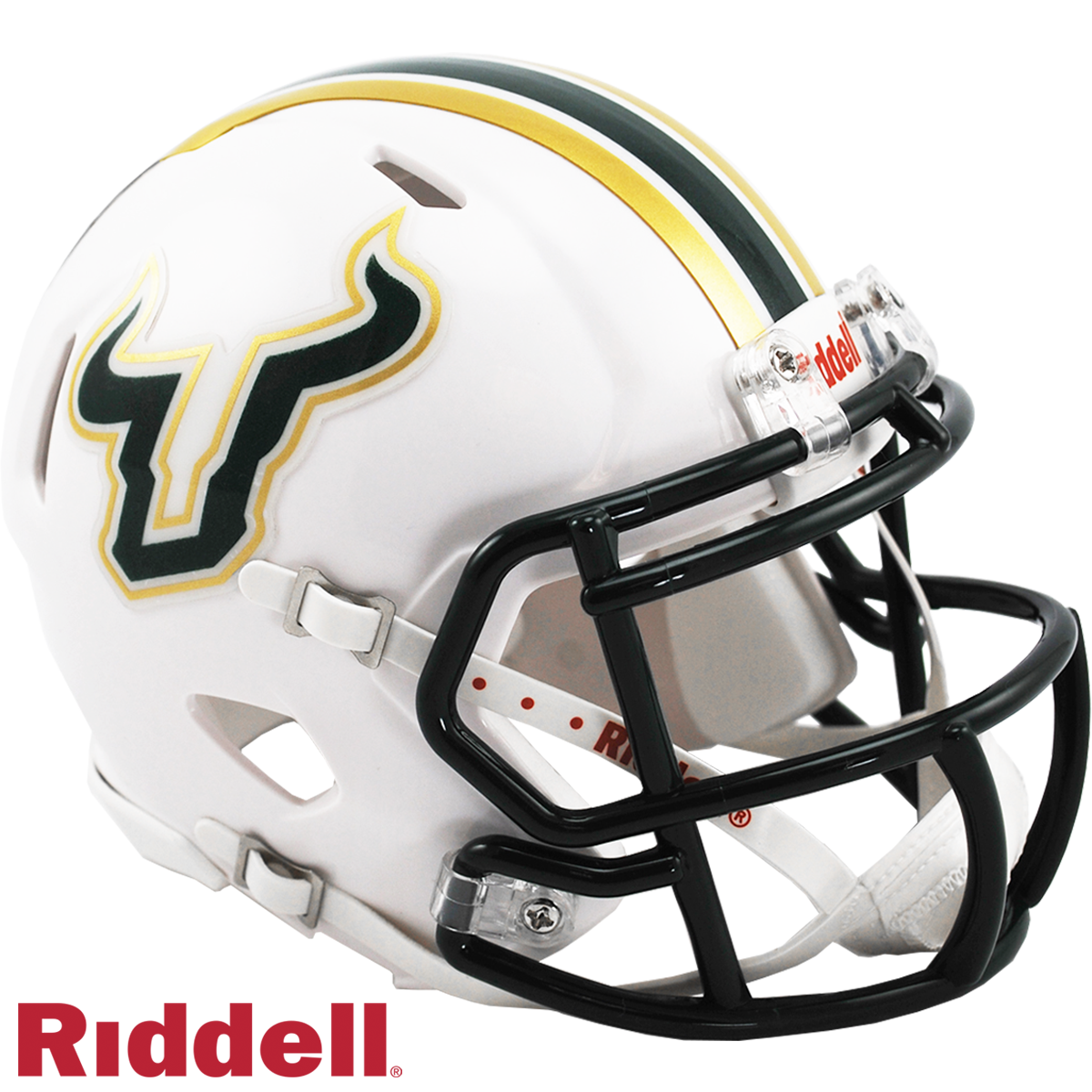 Brian Hartline Signed University of South Florida USF Bulls Speed Mini Helmet