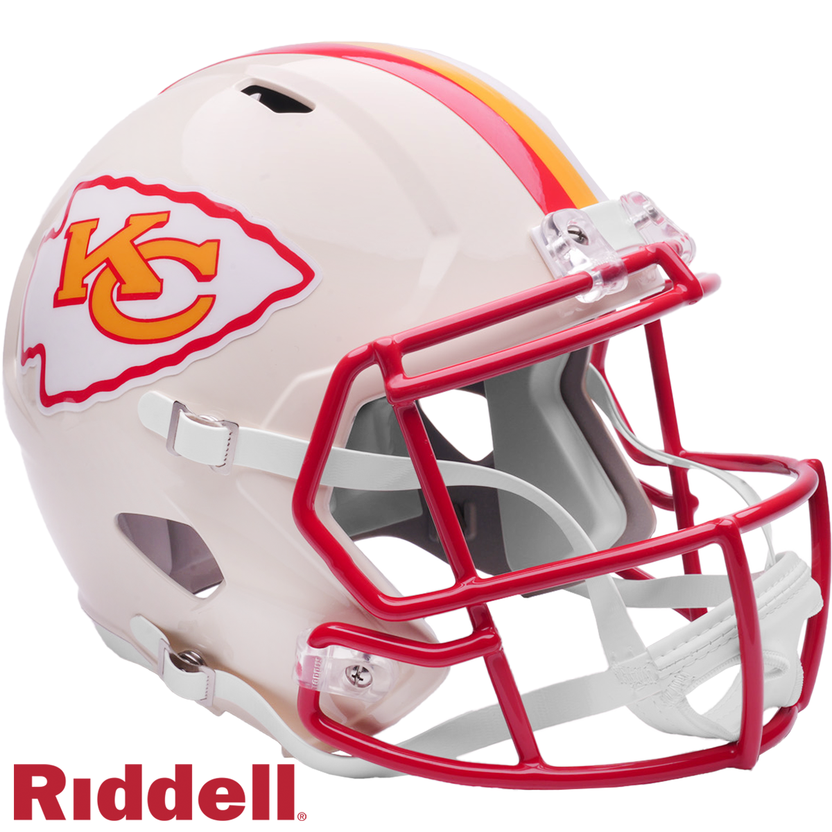 Rashee Rice Signed Kansas City Chiefs Retro Alternate Speed Full Size Replica Football Helmet