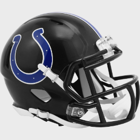 Booger McFarland Signed Indianapolis Colts Black Alternate Speed Mini Football Helmet