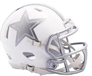 Tony Romo Signed Dallas Cowboys Ice Alternate Mini Speed Football Helmet